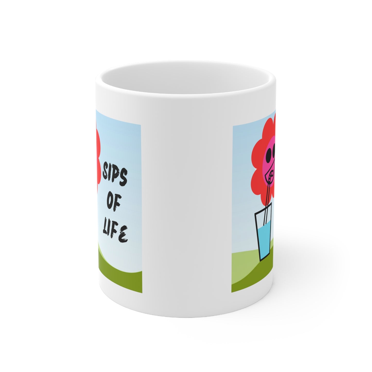 Sipping Flower Mug