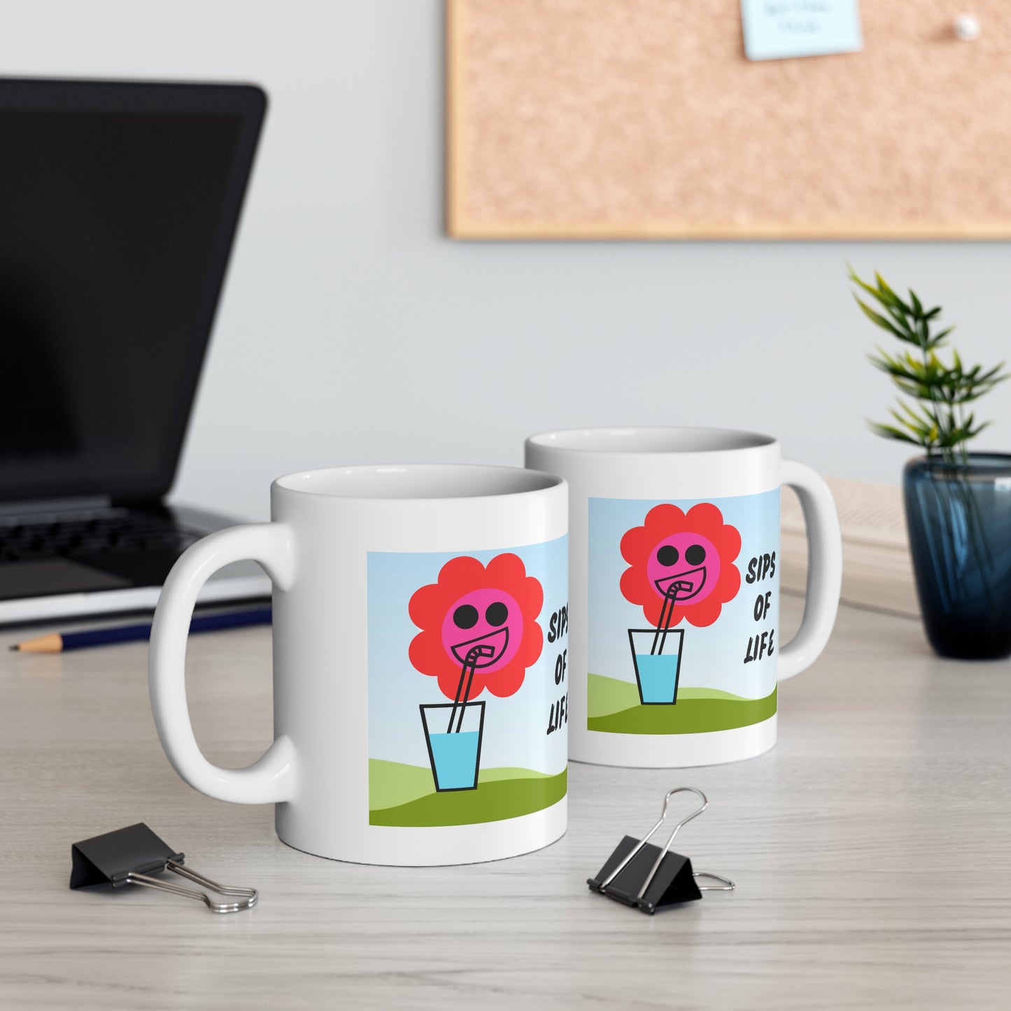 Sipping Flower Mug