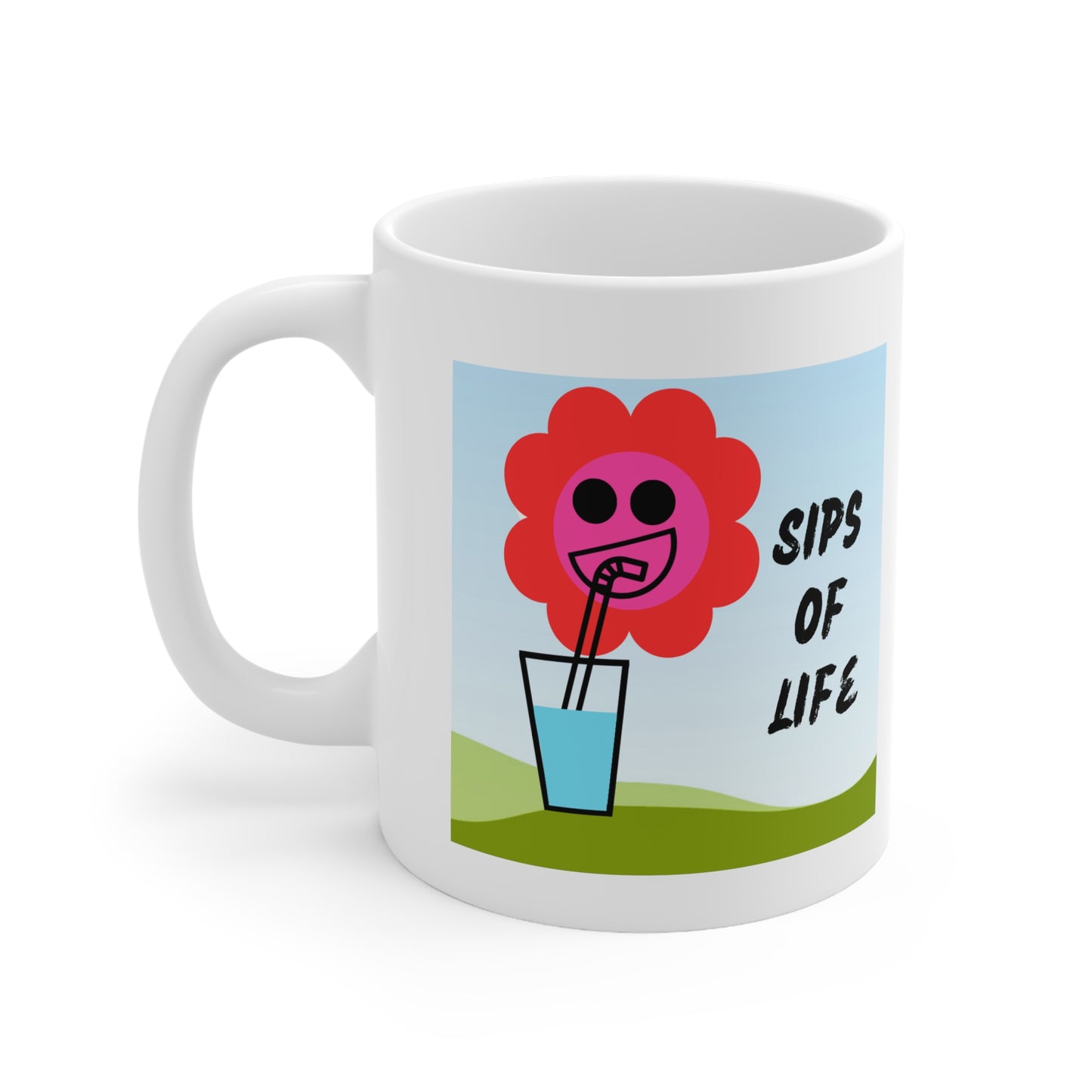 Sipping Flower Mug