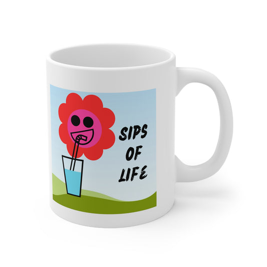 Sipping Flower Mug